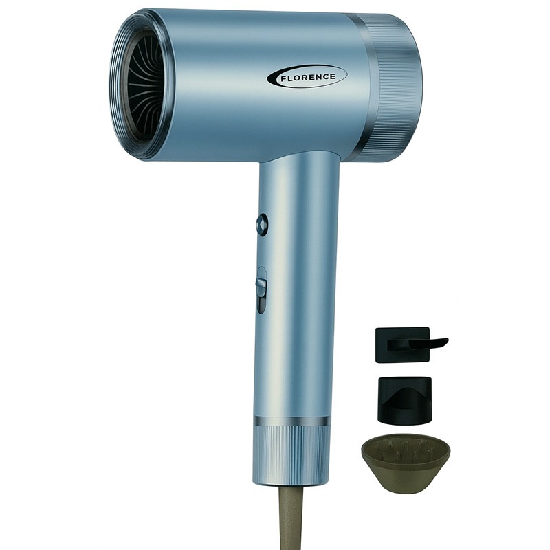 Sèche Cheveux Professionnel FLORENCE HK-448 1000W - Bleu, Photo boutique MyTek chez MyTek