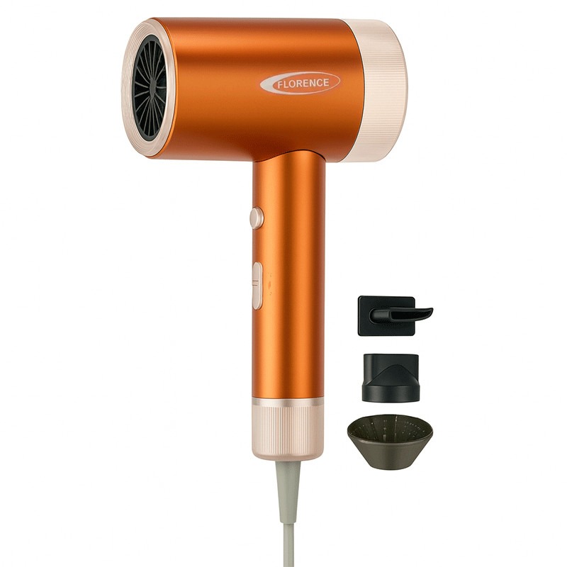 Sèche Cheveux Professionnel FLORENCE HK-448 1000W - Rouge, Photo boutique MyTek chez MyTek