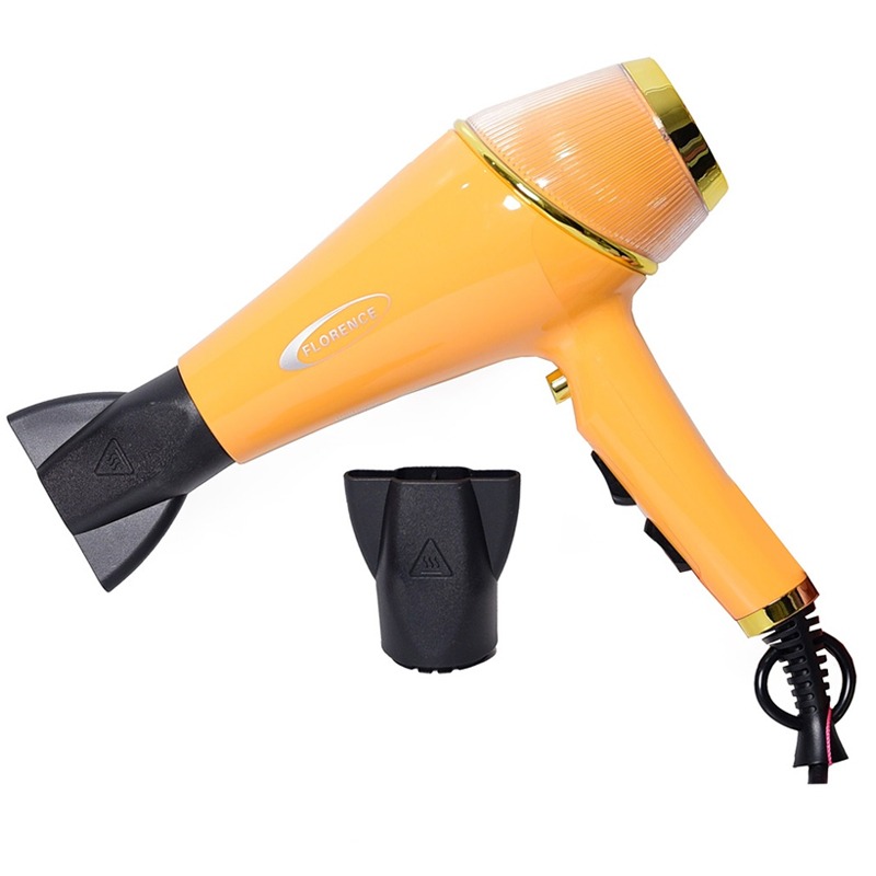 Sèche Cheveux Professionnel FLORENCE HK460 2200W - Jaune