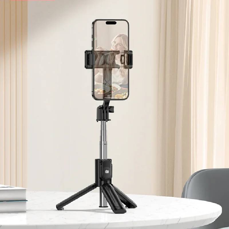 Selfie Stick BOROFONE BY-14 Pliable 3 en 1 avec Télécommande - Noir - Image 3