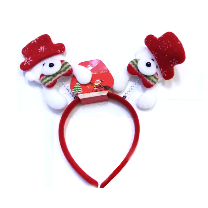 Serre tête Pour Noël - Rouge&Blanc(KM802) - Image 2