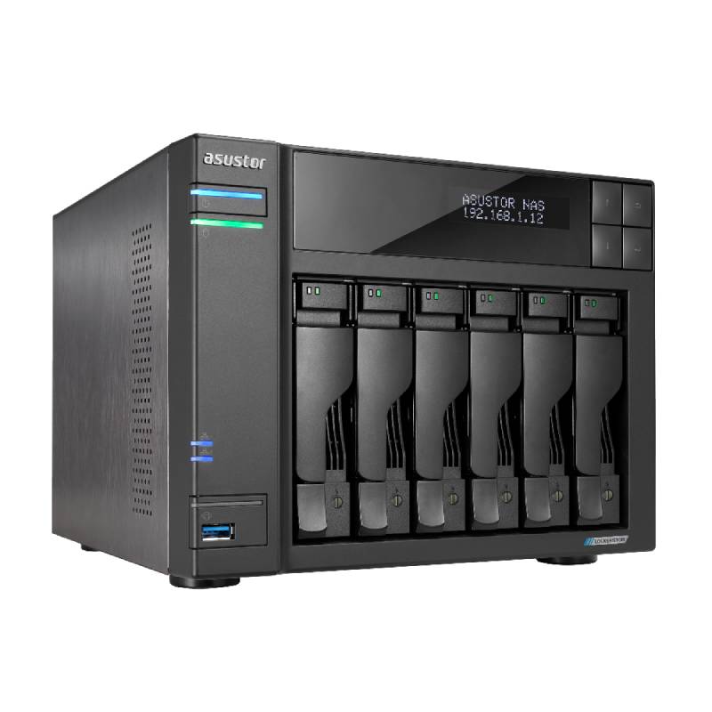 Serveur De Stockage ASUSTOR NAS AS6706T Lockerstor 6 GEN 2 - Noir - Image 2