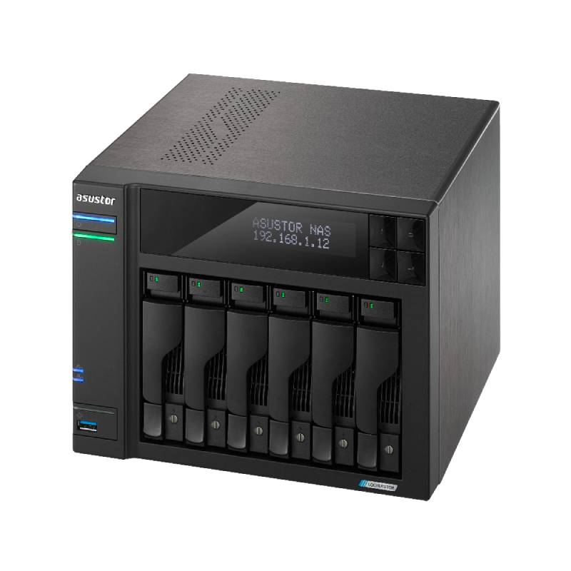 Serveur De Stockage ASUSTOR NAS AS6706T Lockerstor 6 GEN 2 - Noir - Image 4