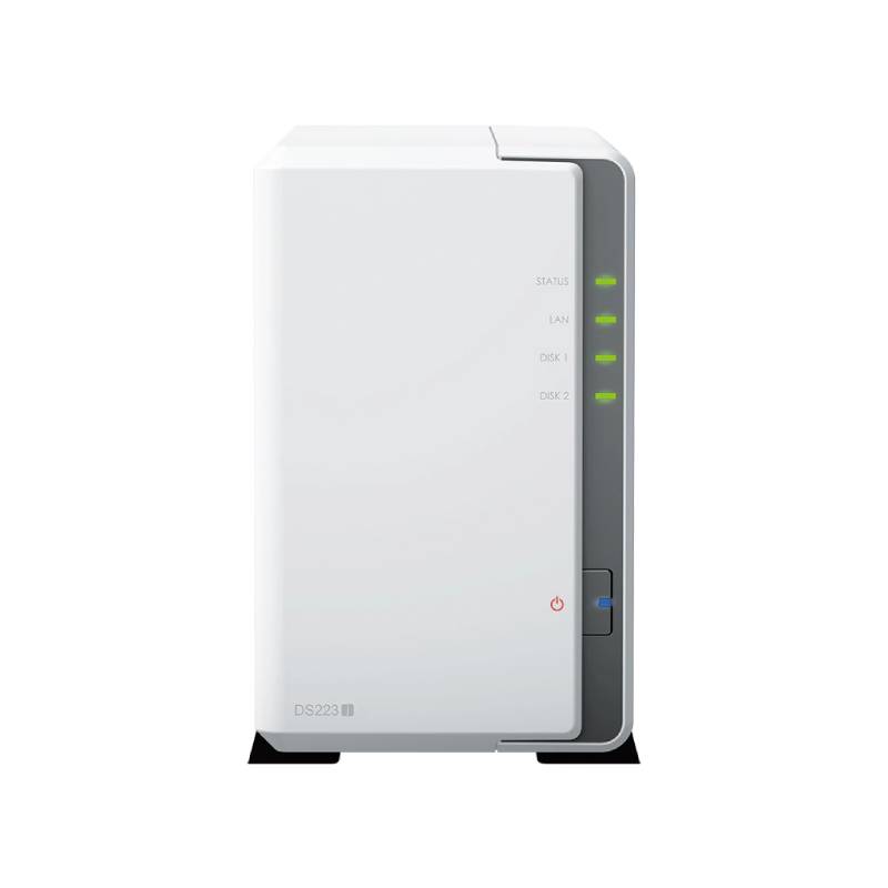 Serveur De Stockage SYNOLOGY NAS DS223J DiskStation - Blanc