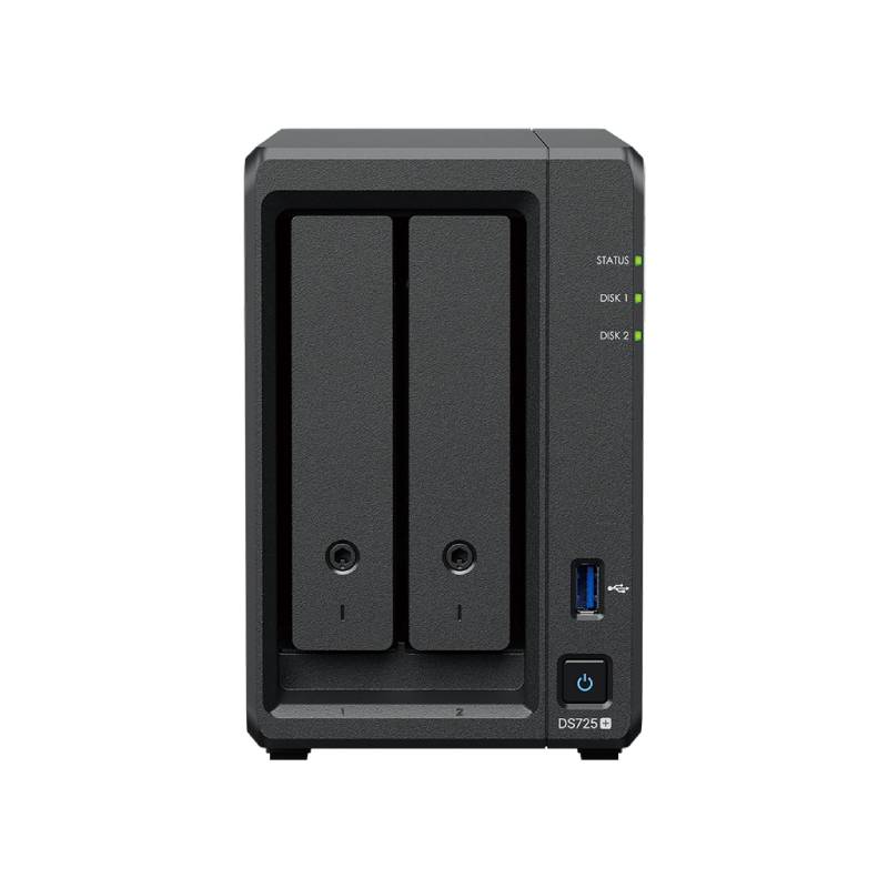 Serveur De Stockage SYNOLOGY NAS DS725 DiskStation - Noir