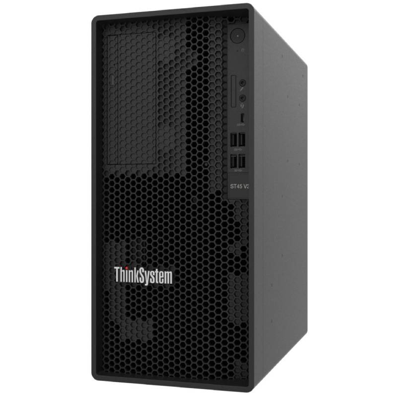 Serveur LENOVO ThinkSystem ST45 V3 AMD EPYC 4124P 16Go 2x480Go SSD