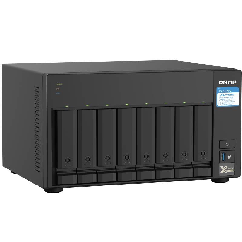 Serveur NAS QNAP TS-832PX 8 Baies 4 Go - Noir - Image 2