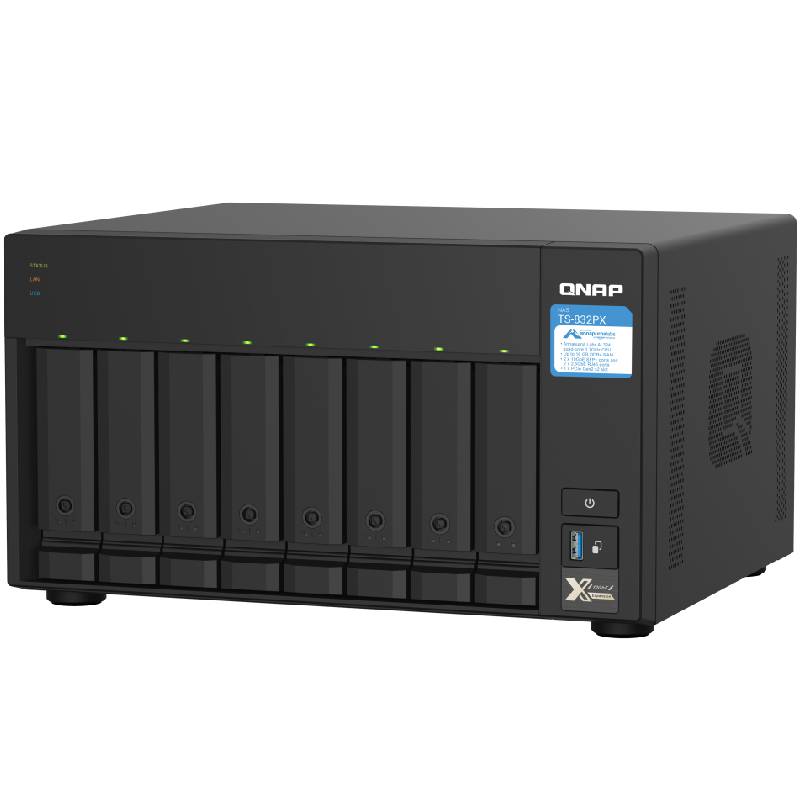 Serveur NAS QNAP TS-832PX 8 Baies 4 Go - Noir - Image 3