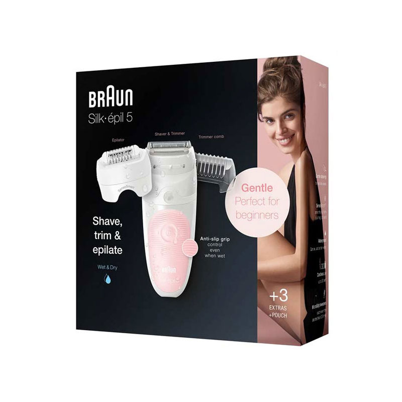 Épilateur Rechargeable BRAUN Série5 SES5-620 wet & dry - Rose - Image 2