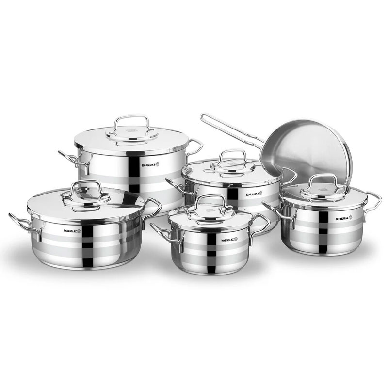 Set 11 Pièces KORKMAZ A2052 - Inox