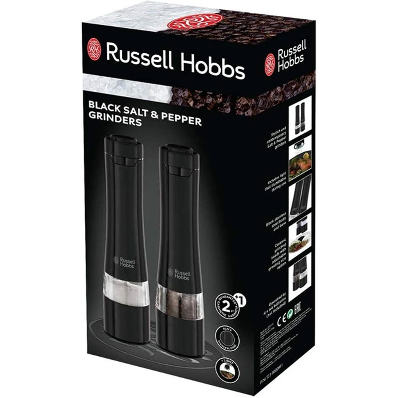 Set De 2 Moulins À Épices RUSSELL HOBBS 28010-56 - Noir - Image 3