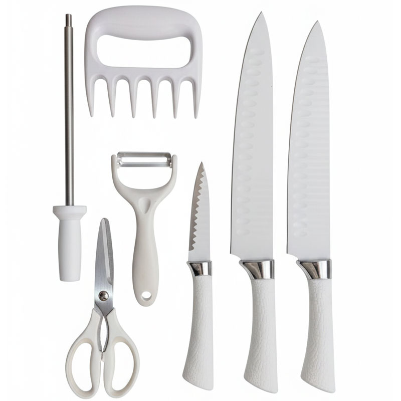 Set De Cuisine Professionnel 8 Pièces - Blanc