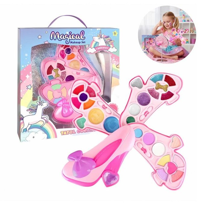 Set De Maquillage Pour Fille en Forme de Chaussure ZR-11D - Image 2