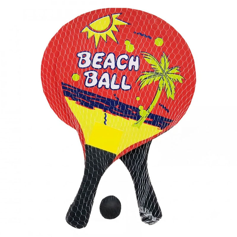 Set de Raquettes Beach Ball - Rouge