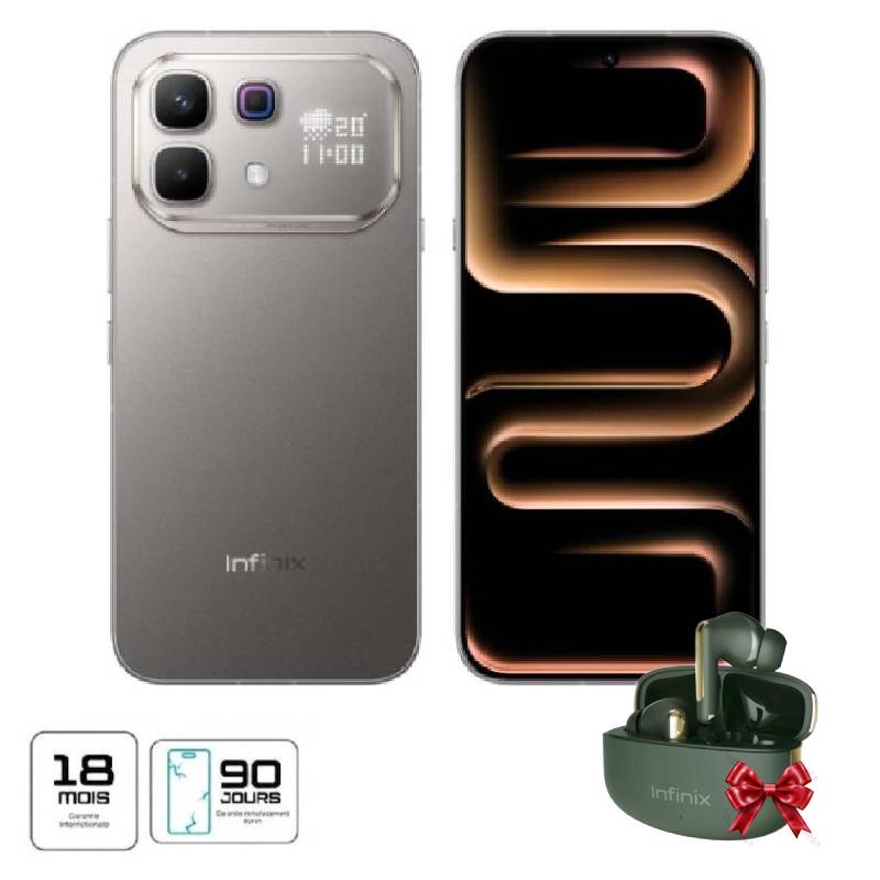 Smartphone Infinix Note 60 Pro 5G 12Go 256Go - Titanium