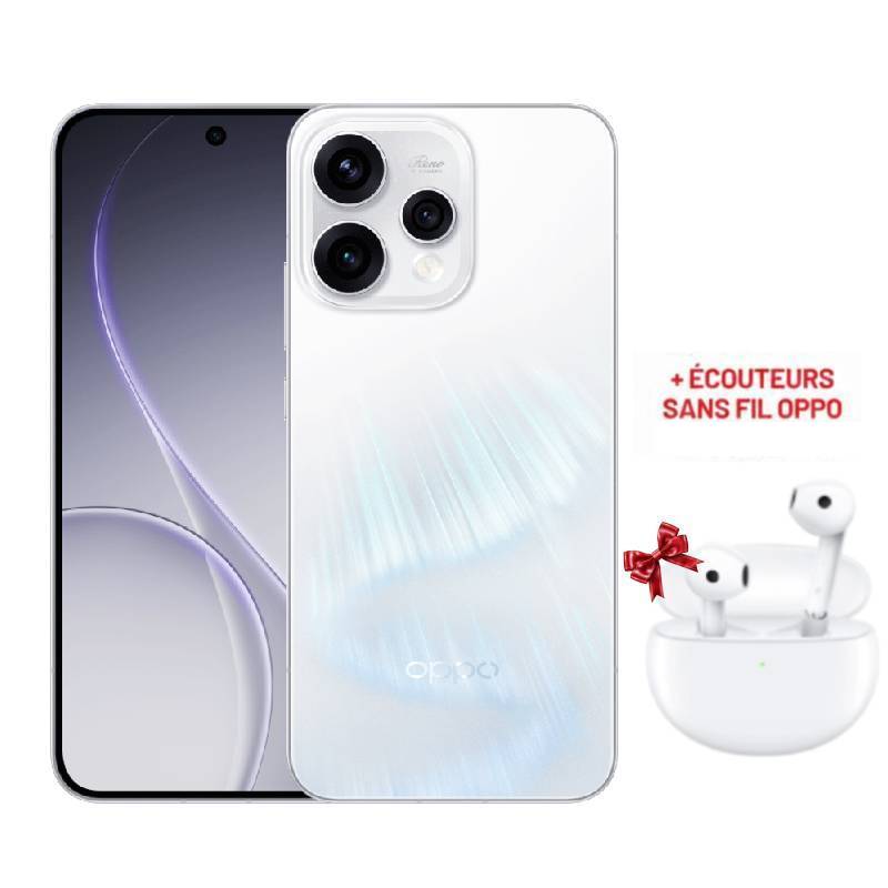 Smartphone OPPO Reno 15 5G 24Go 512Go - Blanc Aurore