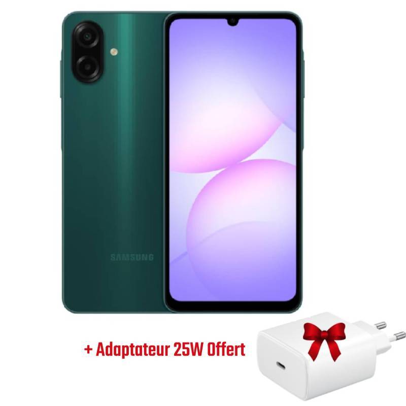 Smartphone SAMSUNG GALAXY A07 12Go 128Go - Vert
