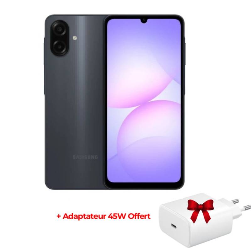 Smartphone SAMSUNG GALAXY A07 12Go 128Go - Noir