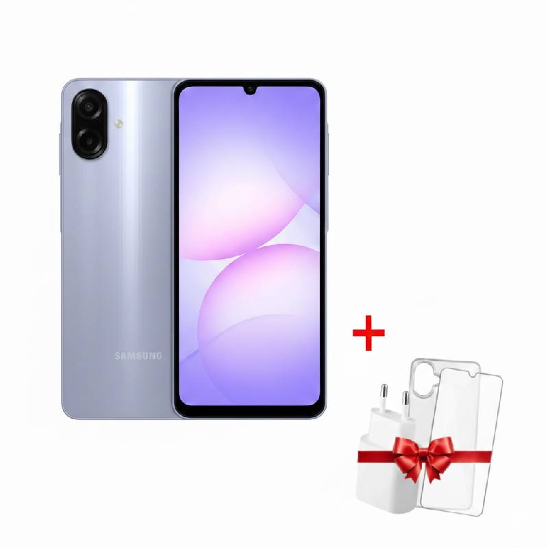 Smartphone SAMSUNG GALAXY A07 TA 12Go 128Go -Violet Clair