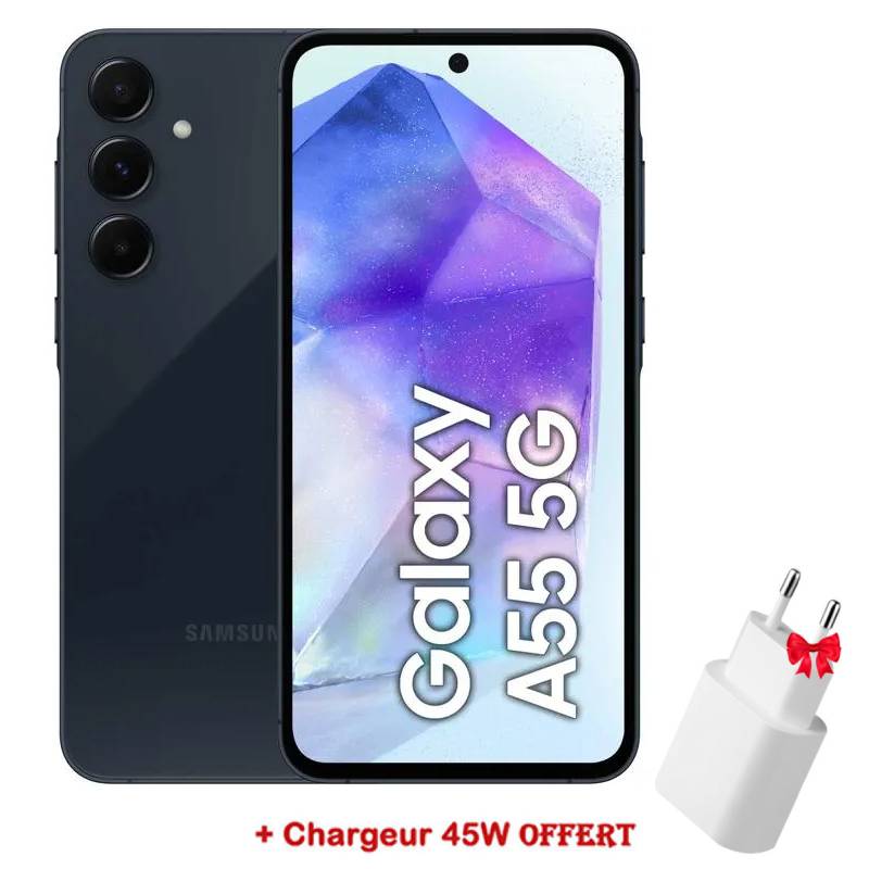 Smartphone SAMSUNG GALAXY A55 5G 16Go 256Go - Awesome Navy