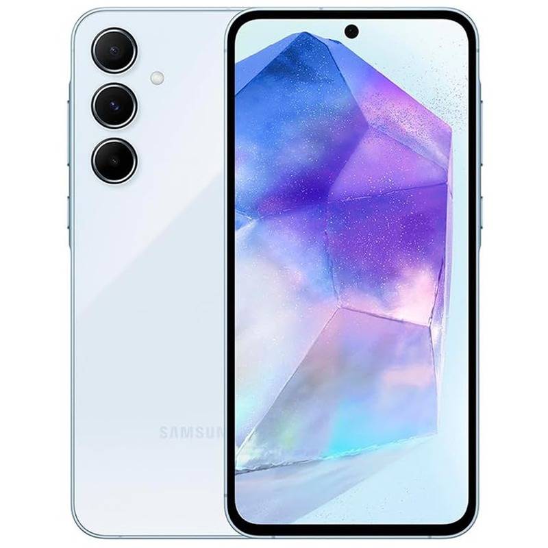 Smartphone Samsung Galaxy A55 5G 256Go 16Go - Ice Blue - Image 2