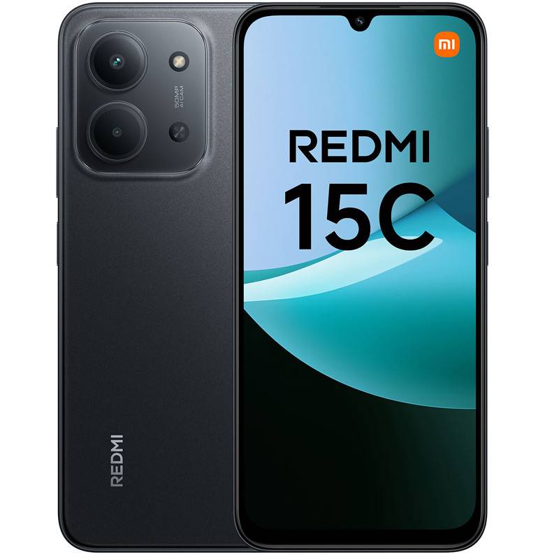 Smartphone XIAOMI Redmi 15C 8Go 256Go 5G - Noir De Minuit