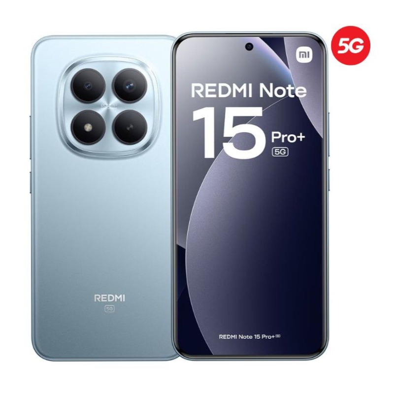 Smartphone Xiaomi Redmi Note 15 Pro Plus 5G  8Go 256Go - Glacier Bleu  