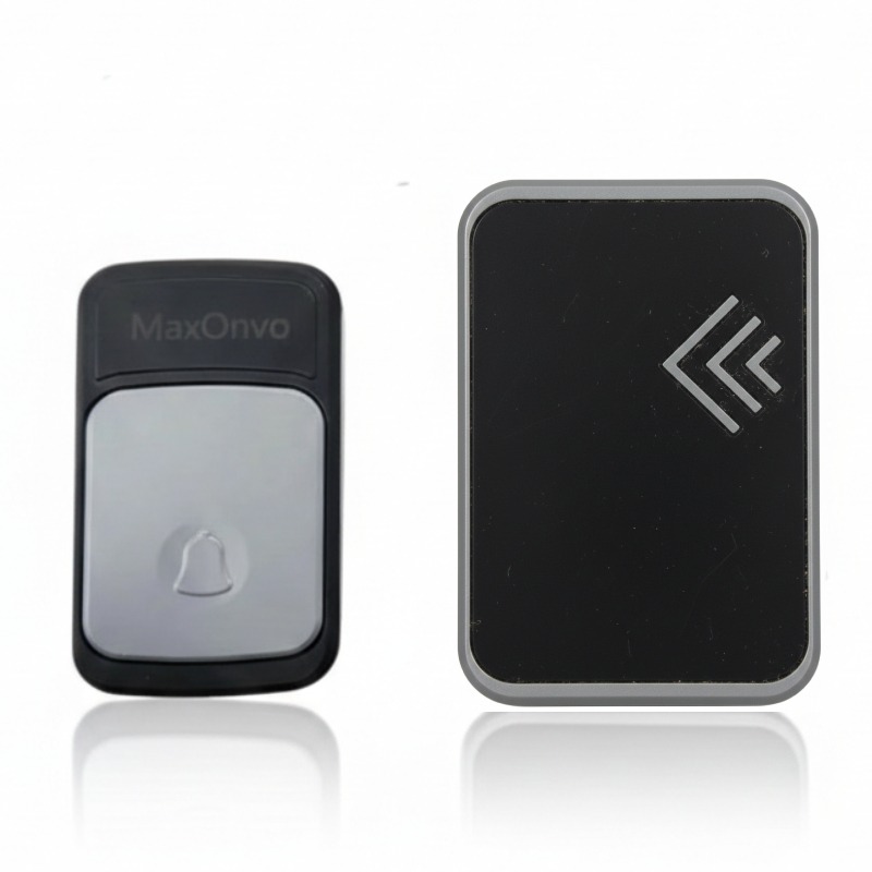 Sonnette MAXONVO Sans Fil Doorbell technologie RF - Noir
