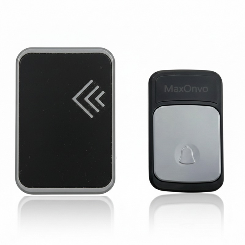Sonnette MAXONVO Sans Fil Doorbell technologie RF - Noir - Image 2