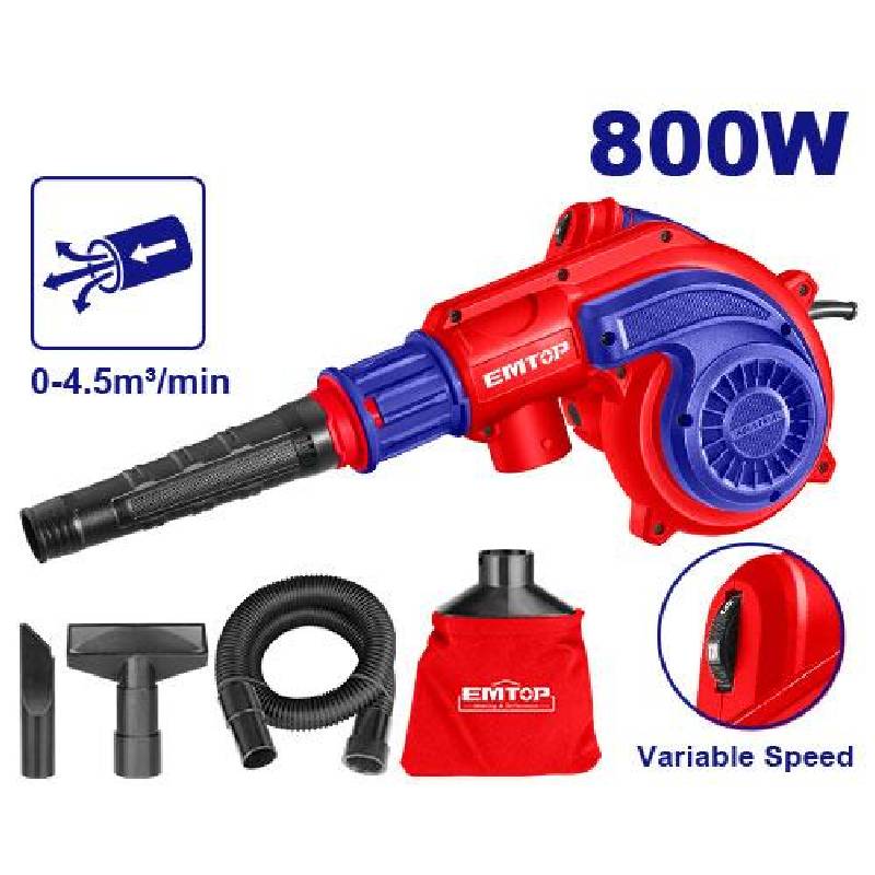 Souffleur Aspirateur EMTOP 800W - EABR8003 - Image 2