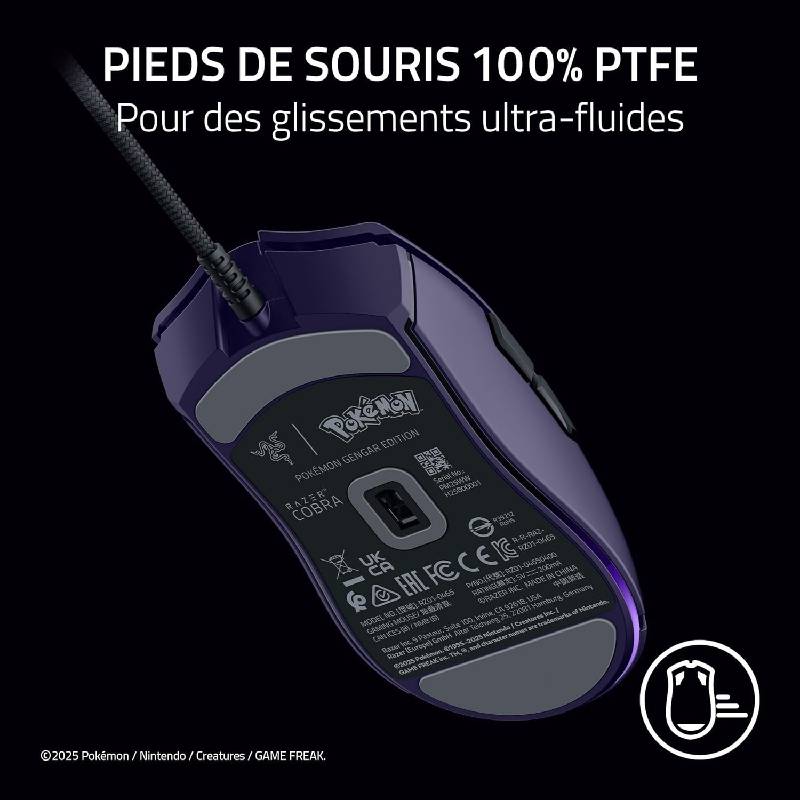 Souris Filaire Gamer RAZER Cobra Pokémon Gengar Edition - Image 6