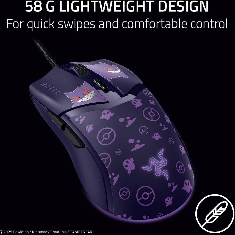 Souris Filaire Gamer RAZER Cobra Pokémon Gengar Edition - Image 5