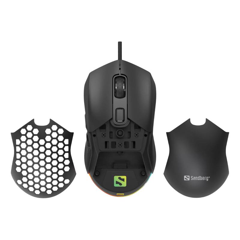 Souris Filaire Gamer SANDBERG Flexcover 6D - Noir - Image 4