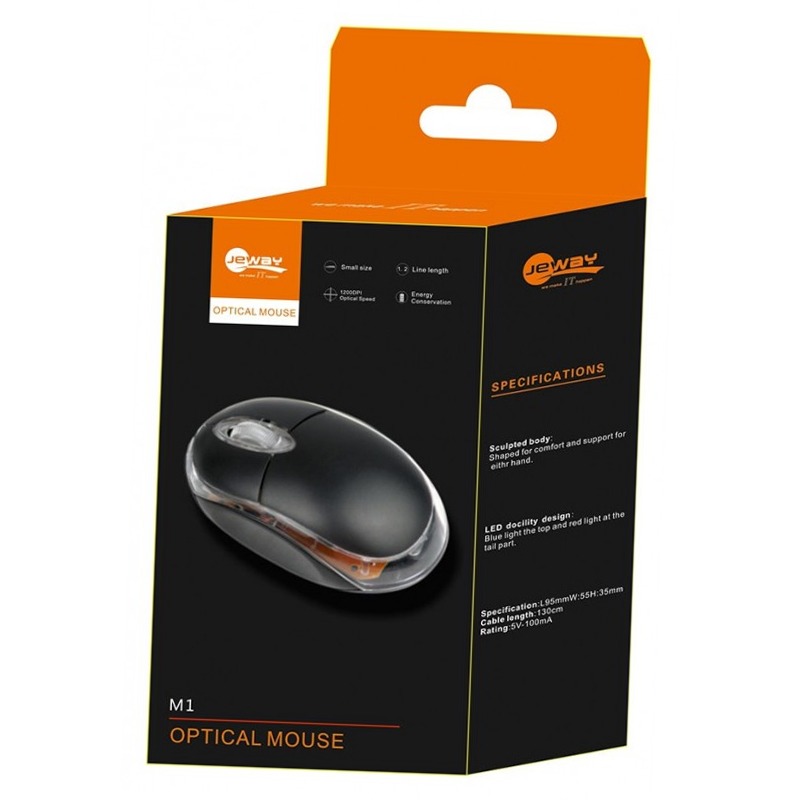 Souris Filaire JEWAY M1 - Noir - Image 5