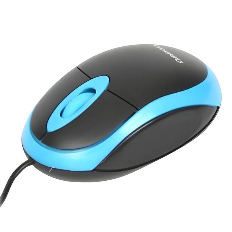 Souris filaire OMEGA OM-06V - Noir et bleu 