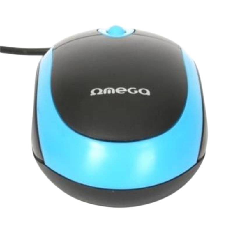 Souris filaire OMEGA OM-06V - Noir et bleu - Image 2