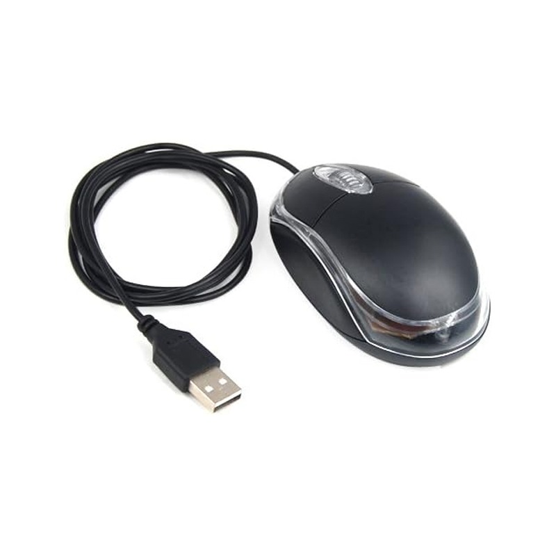 Souris Filaire Optique SJ-100 USB - Noir - Image 2