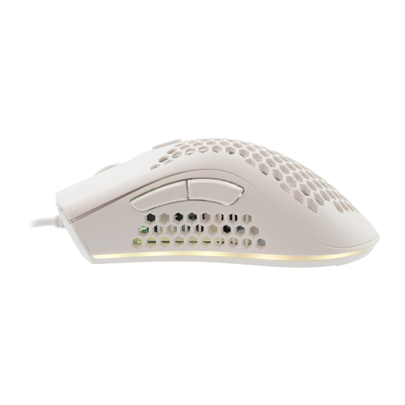 Souris Gamer Filaire BARACUDA CORAL BGM-032 - Blanc - Image 2