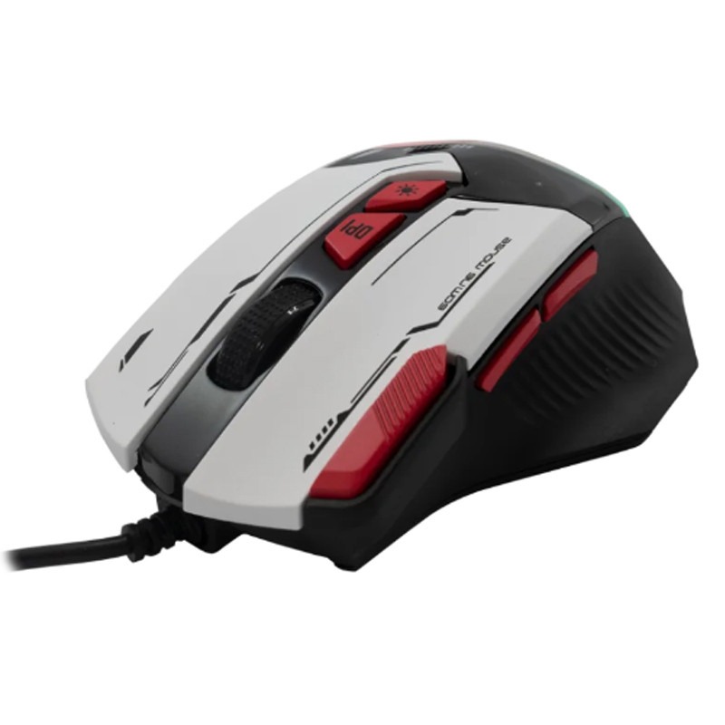 Souris Gamer Filaire BARACUDA MANTA BGM-042 - Blanc - Image 3