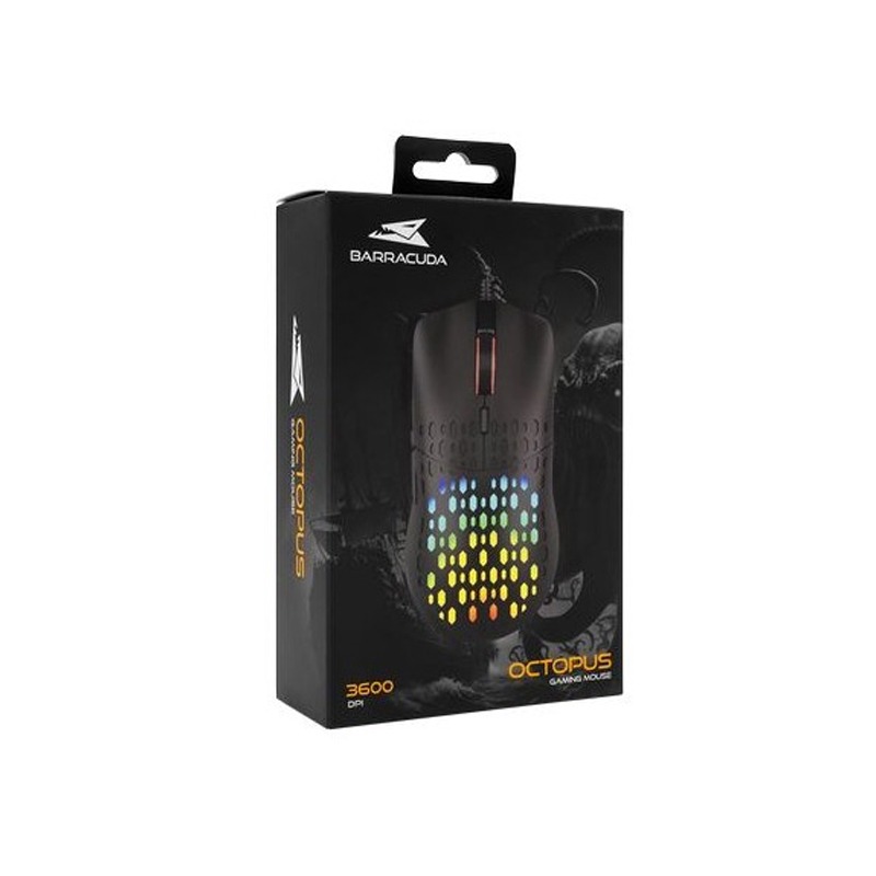 Souris Gamer Filaire BARACUDA OCTOPUS BGM-021 - Noir - Image 4