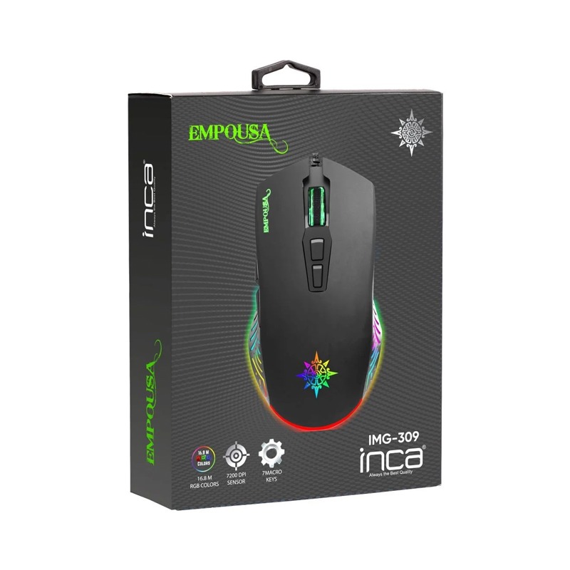 Souris Gamer Filaire INCA IMG-309 RGB - Noir - Image 5