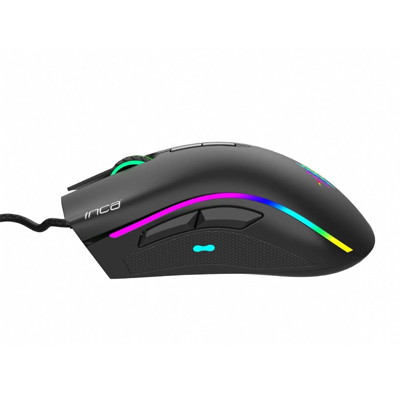 Souris Gamer Filaire INCA IMG-349 RGB - Noir - Image 2