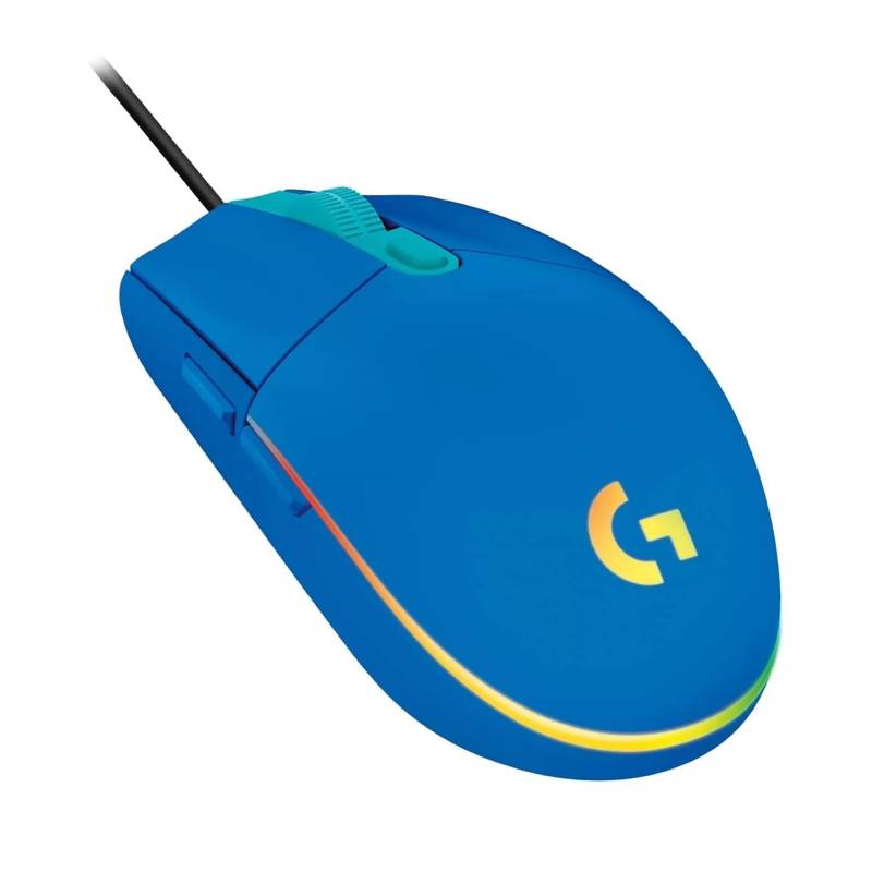 Souris Gamer Filaire LOGITECH G102 Lightsync - Bleu - Image 2