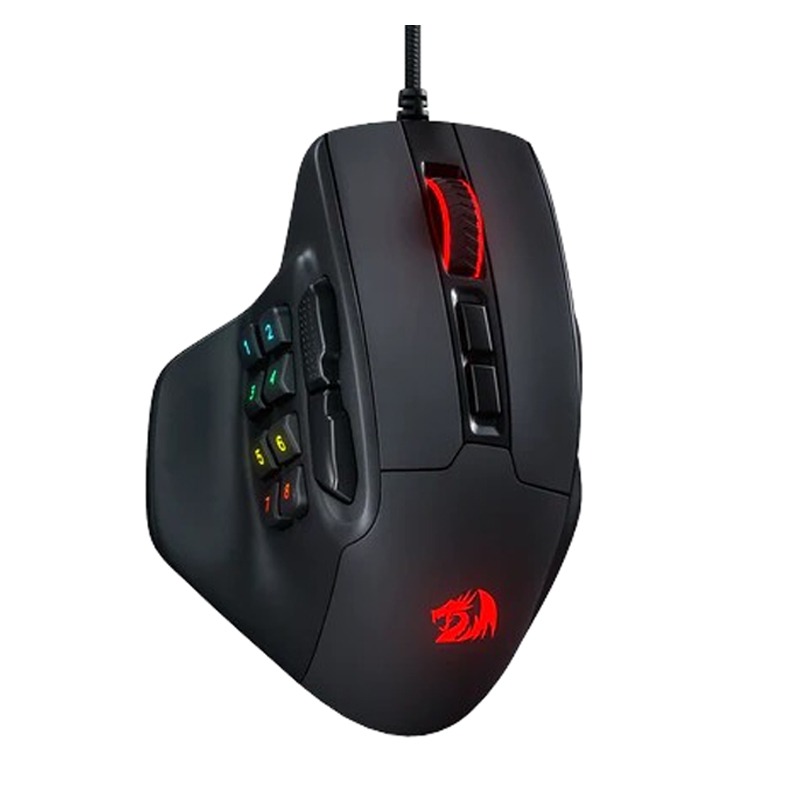 Souris Gamer Filaire REDRAGON Aatrox MMO M811 RGB - Noir, Photo boutique MyTek chez MyTek