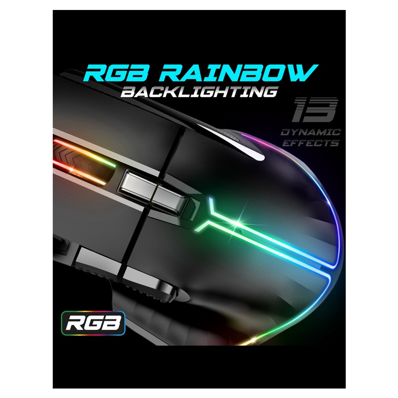 Souris Gamer Filaire SPIRIT OF GAMER  PRO M5 RGB - Noir - Image 5