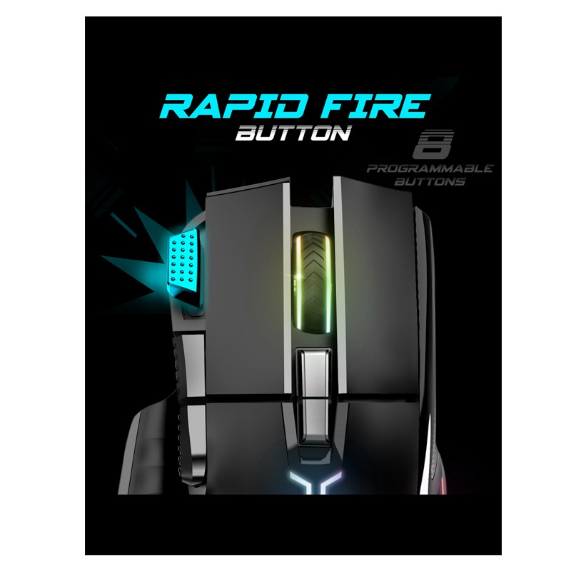 Souris Gamer Filaire SPIRIT OF GAMER  PRO M5 RGB - Noir - Image 4