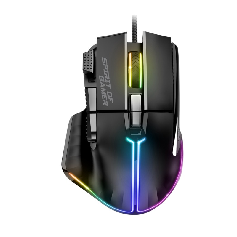 Souris Gamer Filaire SPIRIT OF GAMER  PRO M5 RGB - Noir - Image 2