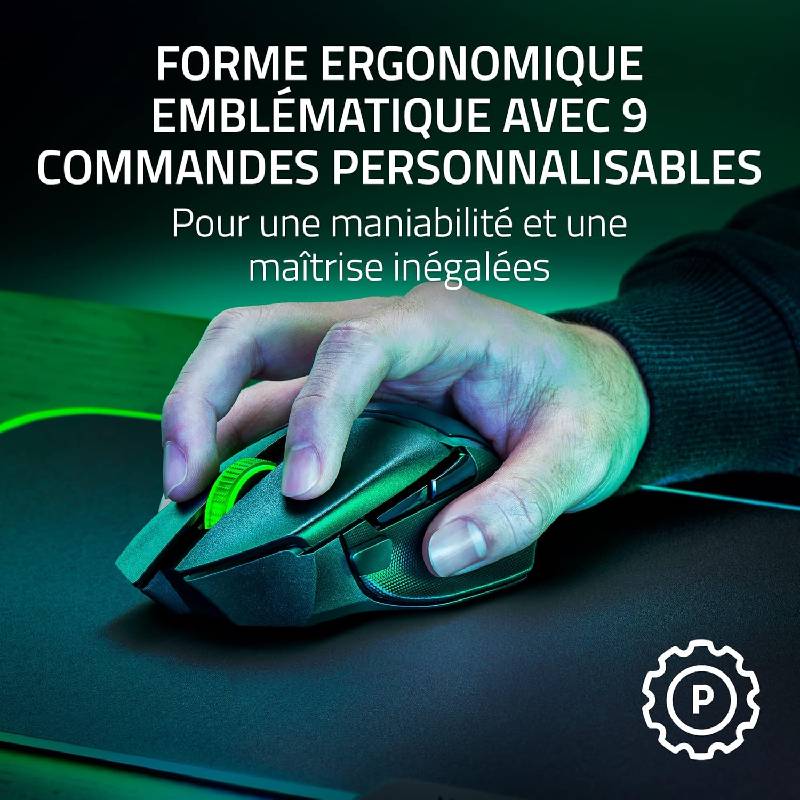 Souris Gamer Sans Fil RAZER Basilisk V3 X HyperSpeed - Noir - Image 5