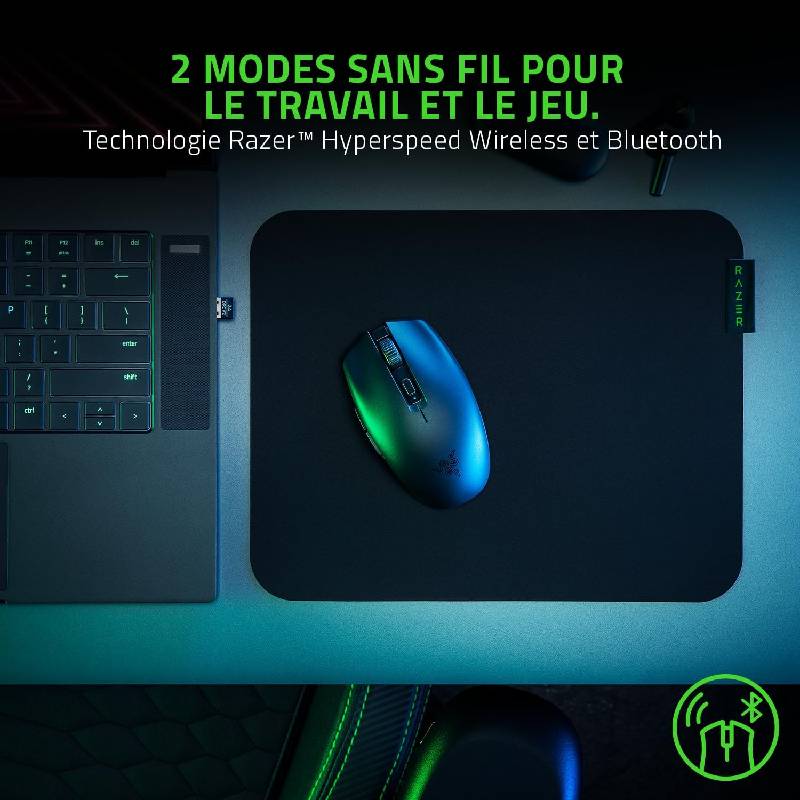Souris Gamer Sans Fil RAZER Orochi V2 - Noir - Image 7