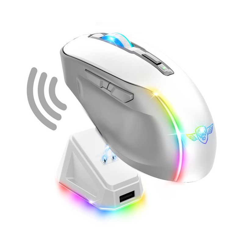 Souris Gamer Sans Fil Spirit of Gamer Elite M50 RGB - Blanc - Image 3